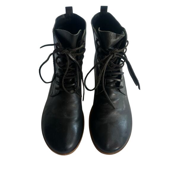 Marsèll Black Leather Lace-Up Ankle Boots Size 39 US 8 W / US 7 M Made in Italy - Picture 11 of 16